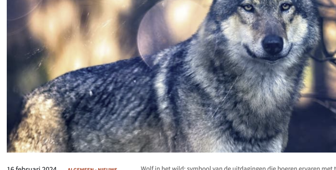 Snellere afwikkeling wolvenschade
